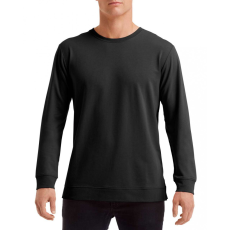 ANVIL Uniszex póló Anvil AN73000 Light Terry Crew -S, Black
