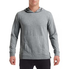 ANVIL Uniszex pulóver Anvil AN73500 Light Terry Hood -L, Heather Graphite