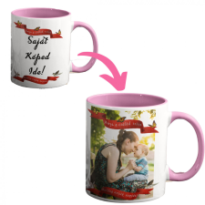  Anya a család szíve - Fényképes Színes Bögre bögrék, csészék