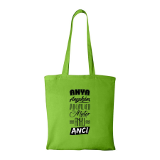  Anya - Bevásárló táska Zöld egyedi ajándék