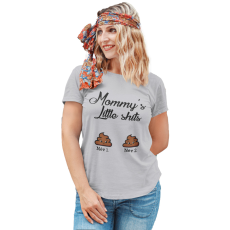  Anya és kicsi kakijai - Személyre Szabható - Női Póló