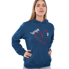  Anyai szeretet - Személyre Szabható - Kapucnis Pulóver