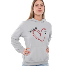  Anyai szeretet - Személyre Szabható - Kapucnis Pulóver