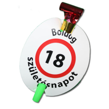 Anyós-nyelv, Boldog 18. születésnapot, 4 db/cs party kellék