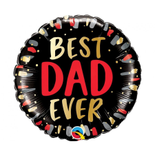  Apa Best Dad Ever fólia lufi 46 cm party kellék