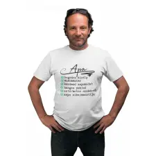  Apa képességei - Férfi Póló férfi póló