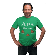  Apa kis szarosai (Személyre szabható) - Férfi Póló férfi póló