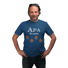  Apa kis szarosai (Személyre szabható) - Férfi Póló férfi póló