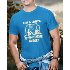  Apa-lánya ajándék - Apa és lánya horgásztársak póló