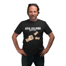  Apa legjobb barátja - Névre szóló - Férfi Póló gyerek póló