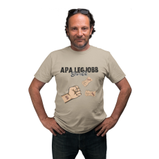  Apa legjobb barátja - Névre szóló - Férfi Póló