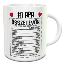  Apák napi ajándék - Apa összetevői bögre bögrék, csészék