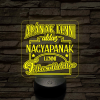  Apának lenni áldás, Nagypapának lenni felbecsülhetetlen - 7 színű 3D led lámpa