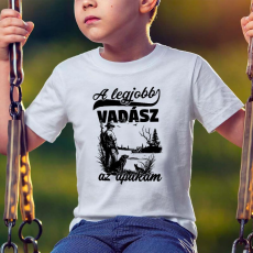  Apás gyerek póló - Legjobb vadász az apukám