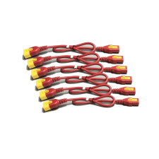 APC AP8704S-WWX340 230V Hálózati tápkábel - 1.2m (6db) kábel és adapter