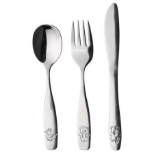 Apetit BANQUET ANIMALS 3 db-os gyermek evőeszközkészlet A03691 tányér és evőeszköz