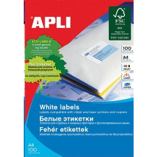 APLI 105x148 mm univerzális etikett, 400 darab (LCA1280) (LCA1280) információs címke