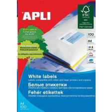 APLI 105x37 mm univerzális etikett, 400 darab (LCA1214) etikett