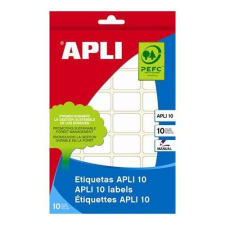 APLI 150 etikett/csomag 20x50 mm kerekített sarkú kézzel írható etikett etikett