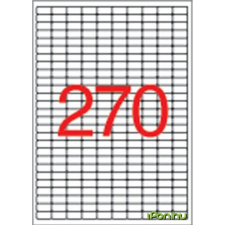 APLI 17,8x10mm univerzális Etikett eltávolítható kerkített sarkú 6750 etikett/csomag etikett