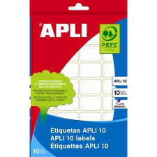 APLI 20x50 mm kézzel írható etikett, kerekített sarkú 150 darab (LCA1642) (LCA1642) információs címke