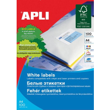 APLI 210x297 mm Univerzális etikett 100 etikett/csomag etikett
