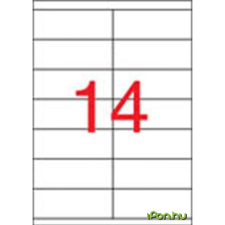APLI 2 pályás etikett, 105 x 40 mm, 7000 etikett/csomag etikett