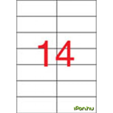 APLI 2 pályás etikett 105 x 424 mm 7000 etikett/csomag etikett