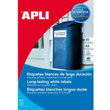 APLI 30mm kör alakú időjárásálló etikett (960 db / csomag) etikett