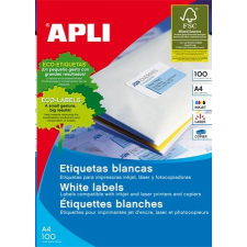 APLI 38x21.2 mm univerzális etikett, 6500 darab (LCA3127) etikett