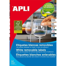 APLI 38x21.2 mm univerzális etikett, eltávolítható 6500 darab (LCA03052) (LCA03052) információs címke