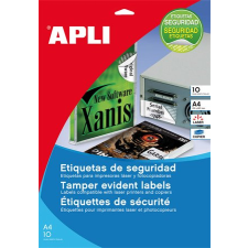 APLI 40mm kör poliészter Etikett biztonsági 240 etikett/csomag etikett