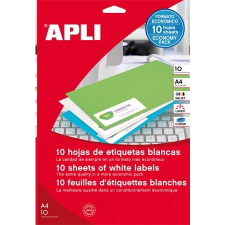 APLI 48.5x25.4 mm univerzális etikett, 440 darab (LCA12925) (LCA12925) információs címke