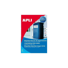 APLI 64.6x33.8 mm etikett, poliészter, időjárásálló 480 darab (LCA1226) etikett