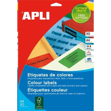 APLI 70x37 mm etikett, sárga 480 darab (LCA1591) (LCA1591) információs címke