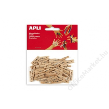 APLI Csipesz, fa, 25x3 mm, APLI, natúr (LCA13478) dekorációs kellék