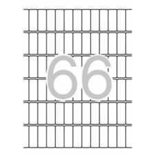 APLI Etikett, 12x30 mm, kerekített sarkú, A5 hordozón, APLI, 990 etikett/csomag etikett