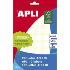 APLI Etikett, 16 mm kör, kézzel írható, APLI, 540 etikett/csomag etikett