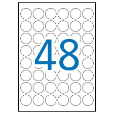 APLI Etikett, 30 mm kör, poliészter, időjárásálló, APLI, 960 etikett/csomag (LCA15092) etikett