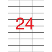 APLI Etikett, 70x37 mm, poliészter, APLI, átlátszó, 240 etikett/csomag etikett