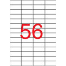 APLI Etikett, lézernyomtatókhoz, 52,5x21,2 mm, APLI, 14000 etikett/csomag etikett