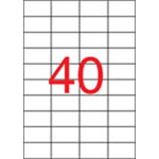 APLI Etikett, lézernyomtatókhoz, 52,5x29,7 mm, APLI, 10000 etikett/csomag etikett