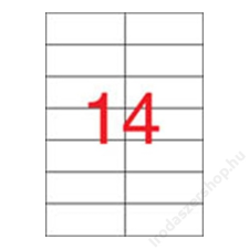 APLI Etikett, univerzális, 105x42,4 mm, APLI, 7000 etikett/csomag (LCA1795) etikett