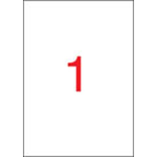 APLI Etikett, univerzális, 210x297 mm, apli, 100 etikett/csomag 1281/3141 etikett