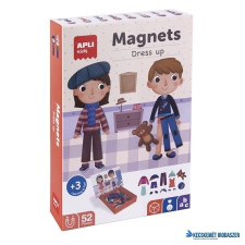 APLI Mágneses készségfejlesztő készlet, 40 db, APLI Kids , öltözködés kreatív és készségfejlesztő