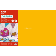APLI Moosgumi, 400x600 mm, APLI Kids &quot;Eva Sheets&quot;, narancssárga kreatív papír