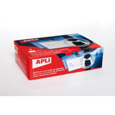 APLI Névkitűző, nyakba akasztható, biztonsági csattal, 90x56 mm, APLI névkitűző