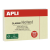 APLI Öntapadó jegyzettömb, 50x75 mm, 100 lap, APLI "Classic", sárga