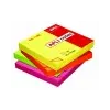 APLI Öntapadó jegyzettömb, 75x75 mm, 100 lap, APLI, neon rózsaszín