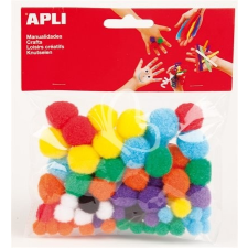 APLI Pom-pom, APLI "Creative", vegyes színek kreatív és készségfejlesztő